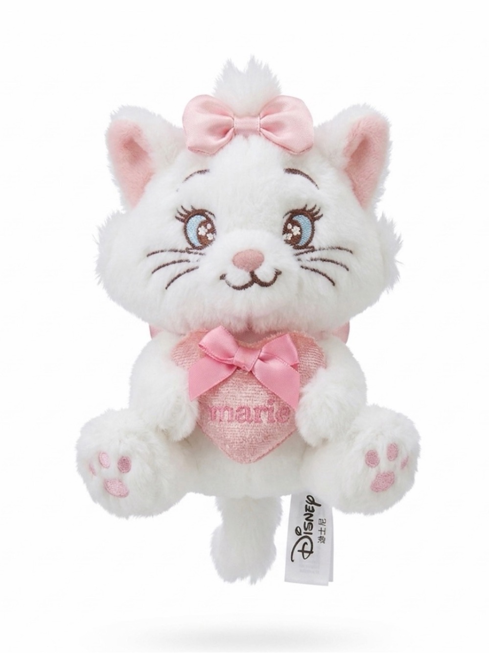 New Marie The Aristocats Disney Key Chain Plush Toy Bag